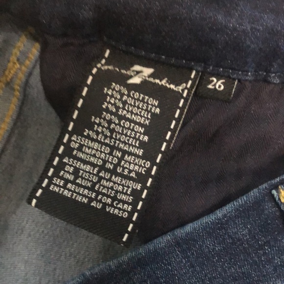 Seven 7 for all mankind ankle Blair super skinny jeans New without tags 26 - Picture 6 of 13